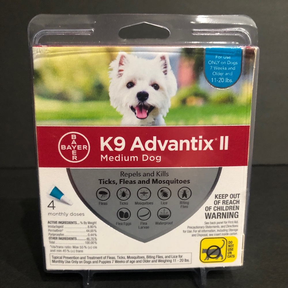Bayer K9 Advantix 4 Pack For Dogs 11 - 20 lb.